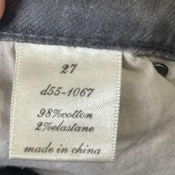 Harper Released Hem Grey/Light Black Jeans, Size 27 - Picture 8 of 10